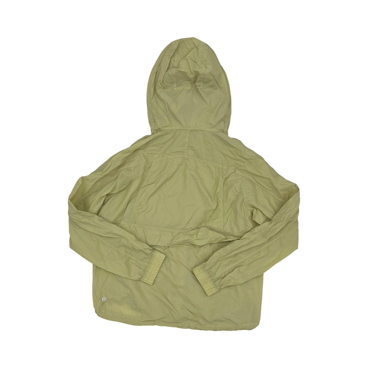 Athletic Jacket By Lululemon In Green, Size:M