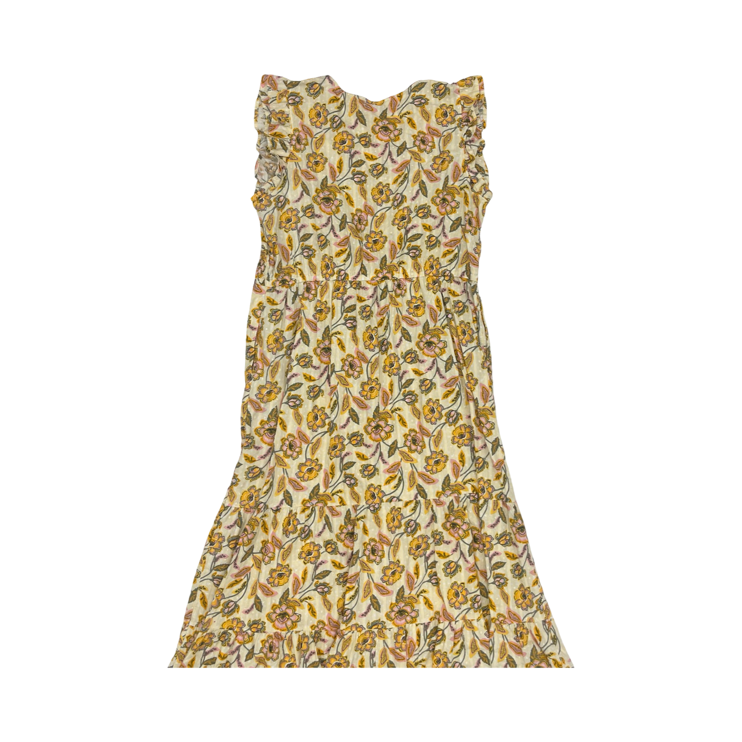 Dress Casual Maxi By Sonoma In Tan & Yellow, Size:Xl