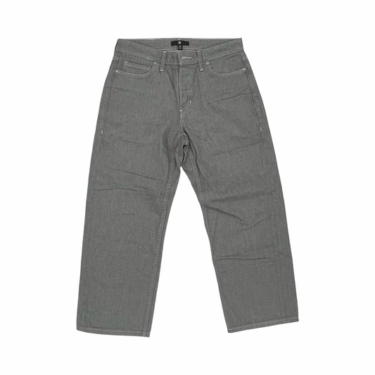 Jeans Straight By Banana Republic In Grey Denim, Size:8