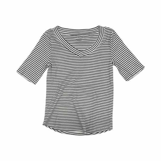 Top Ss By Talbots In Striped Pattern, Size:M