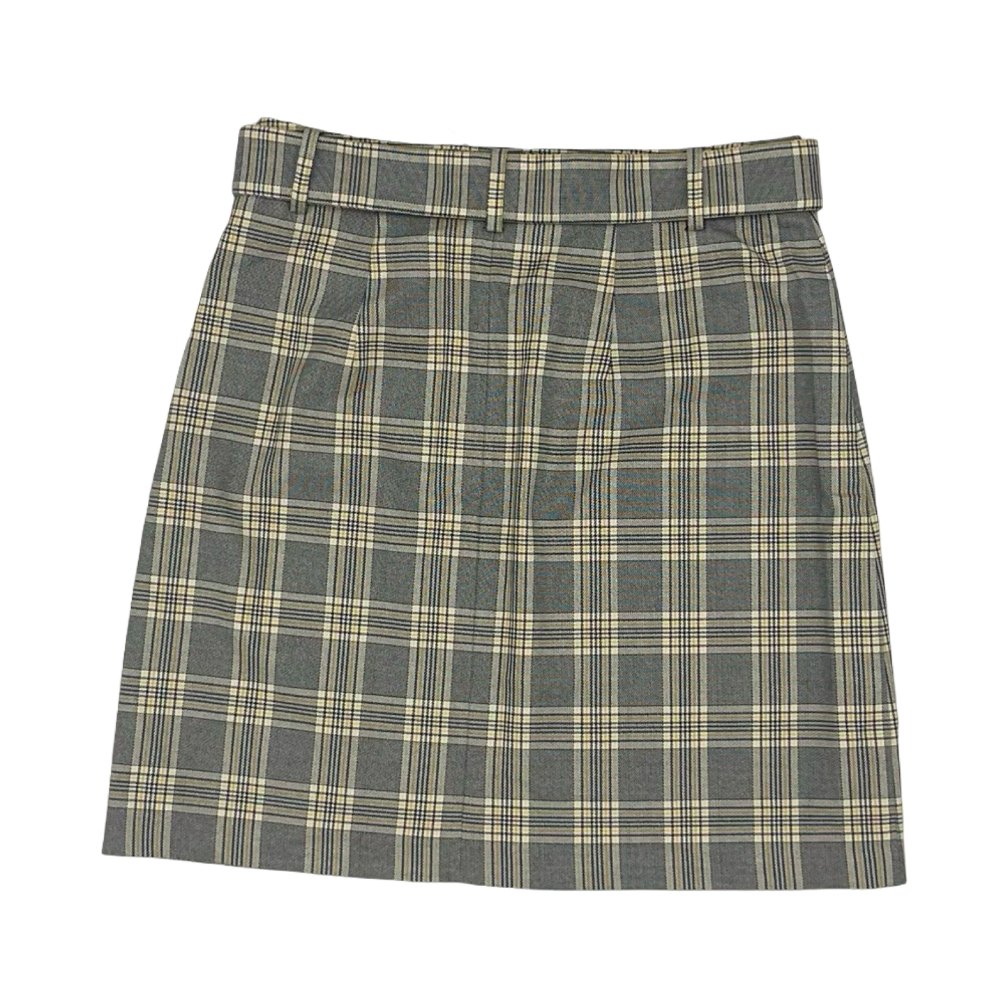 Skirt Mini & Short By Loft In Grey & Yellow, Size:0