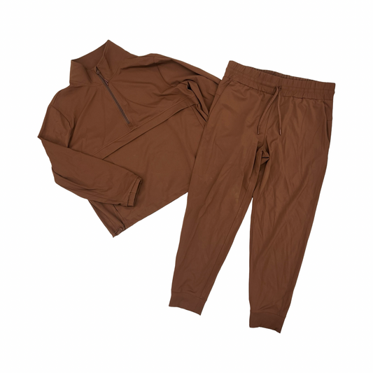 Athletic Pants 2Pc By Members Mark In Brown, Size:L