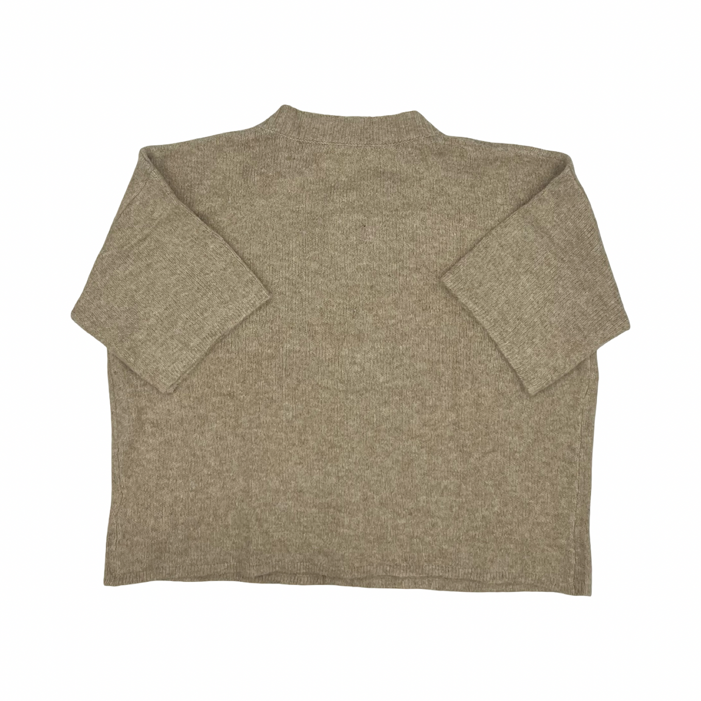 Sweater Cardigan By Clothes Mentor In Tan, Size:L