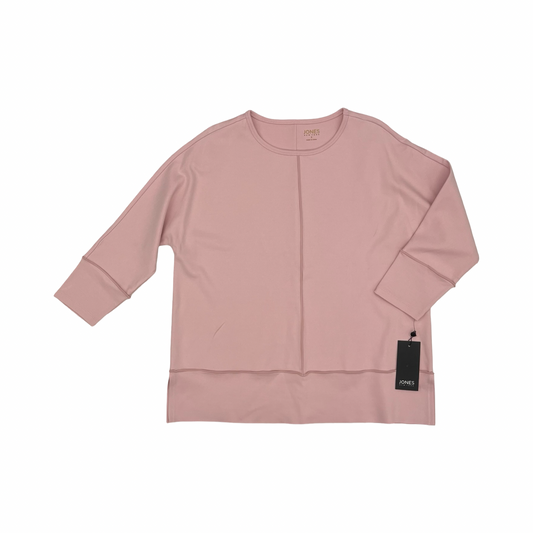Top 3/4 Sleeve By Jones New York In Pink, Size:S