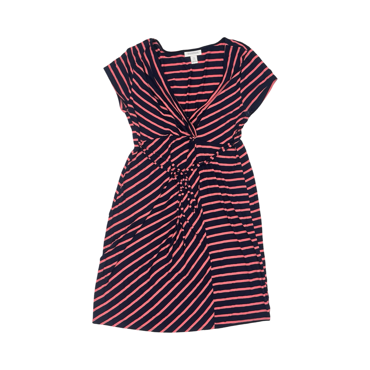 Mat Dress By Motherhood In Blue & Pink, Size:L