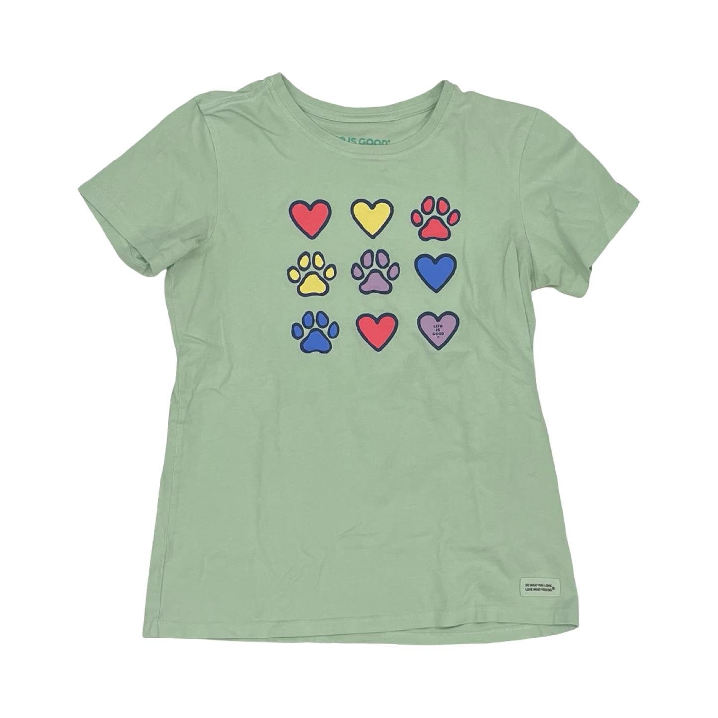 Top Ss By Life Is Good In Green, Size:S