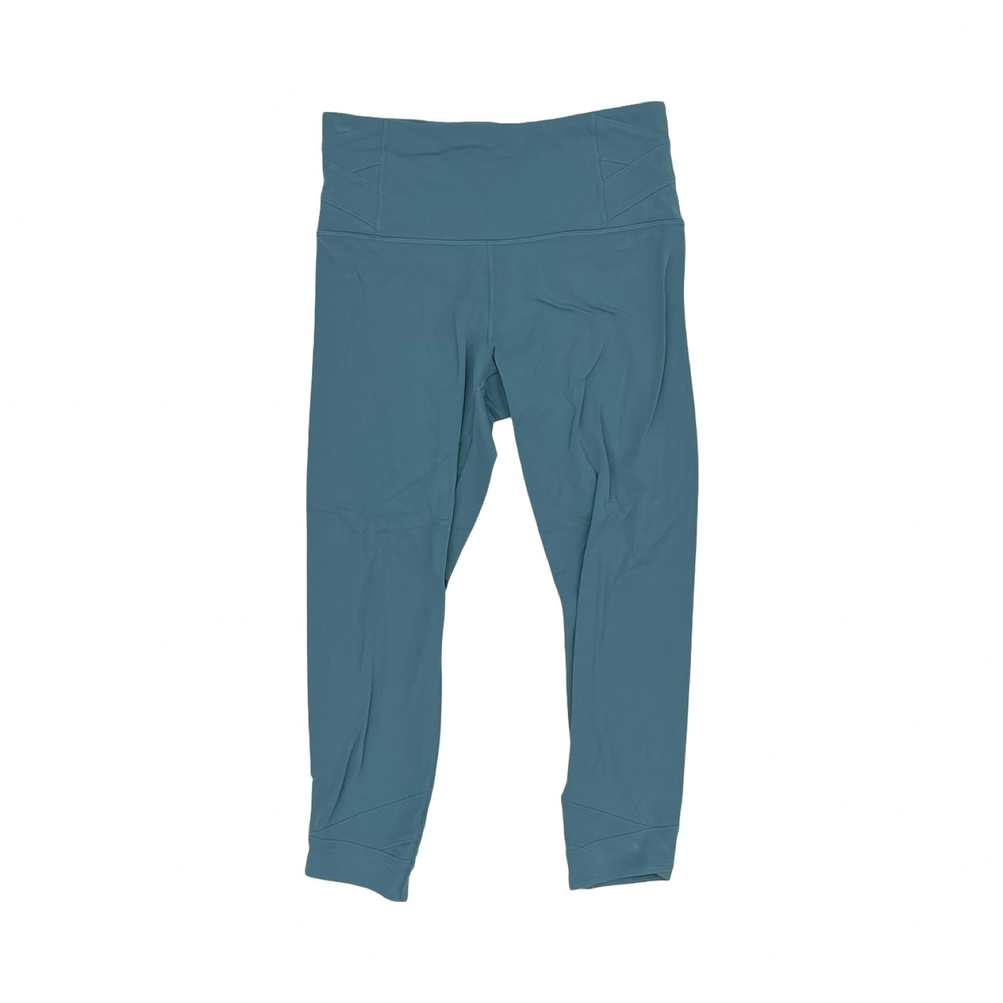 Athletic Leggings Capris By Athleta In Teal, Size:Mp