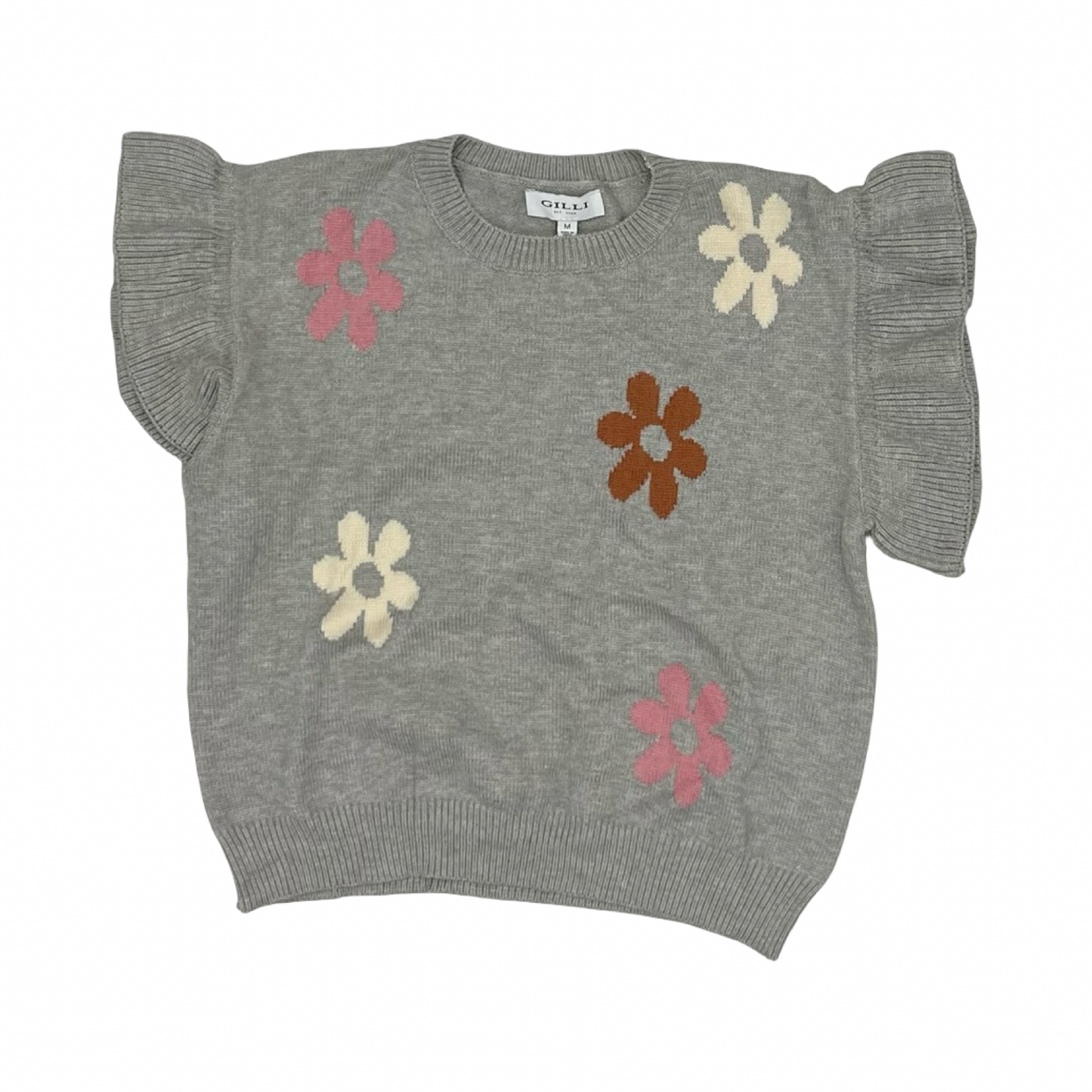 Sweater Ss By Gilli In Grey, Size:M