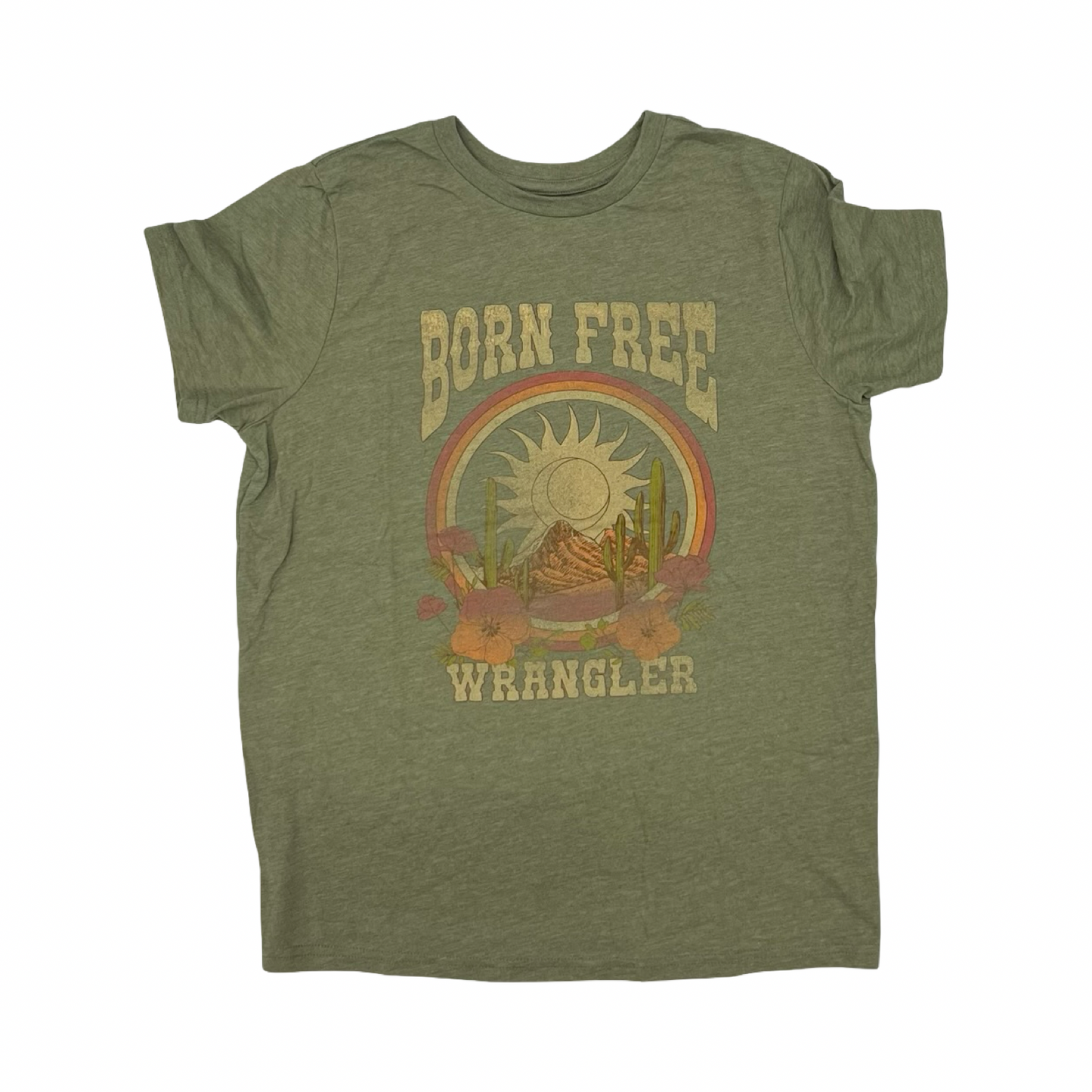 Top Ss By Wrangler In Green, Size:M