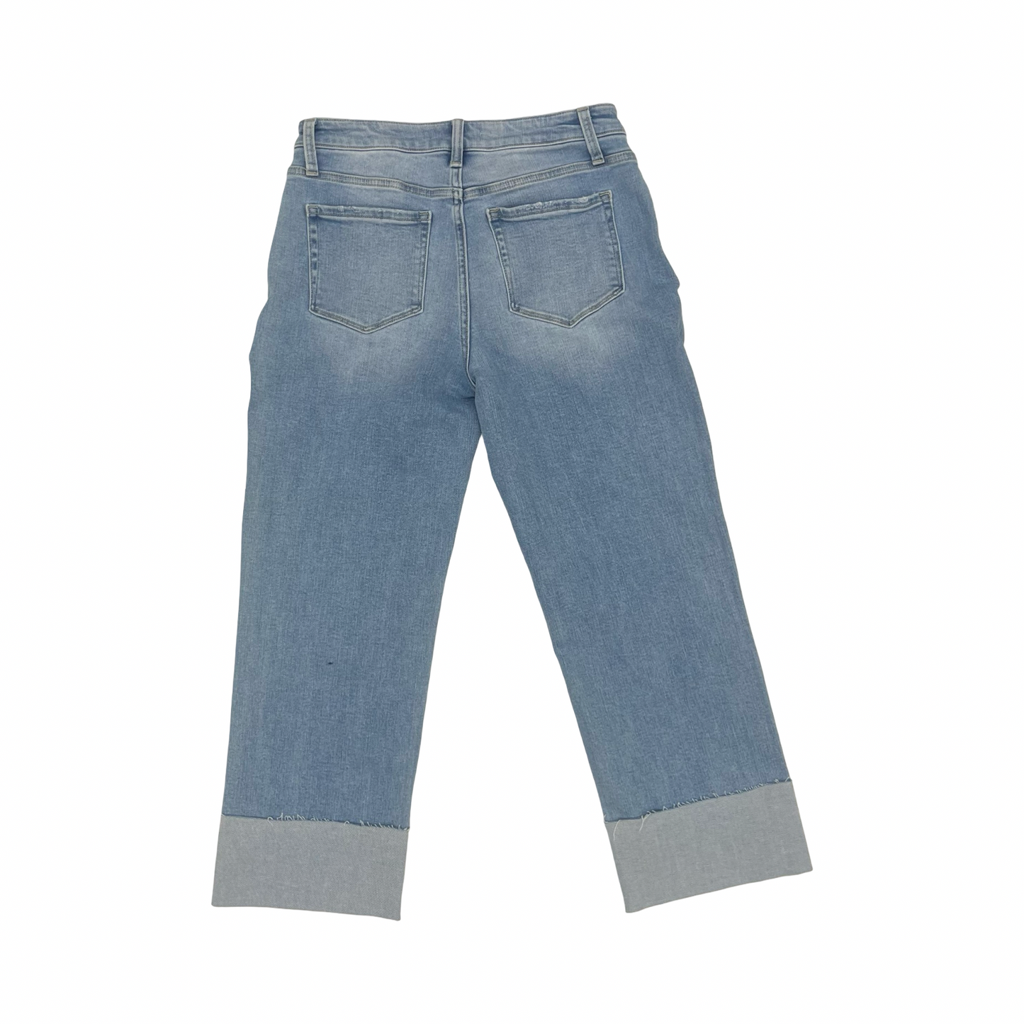 Jeans Straight By Vervet In Blue Denim, Size:8