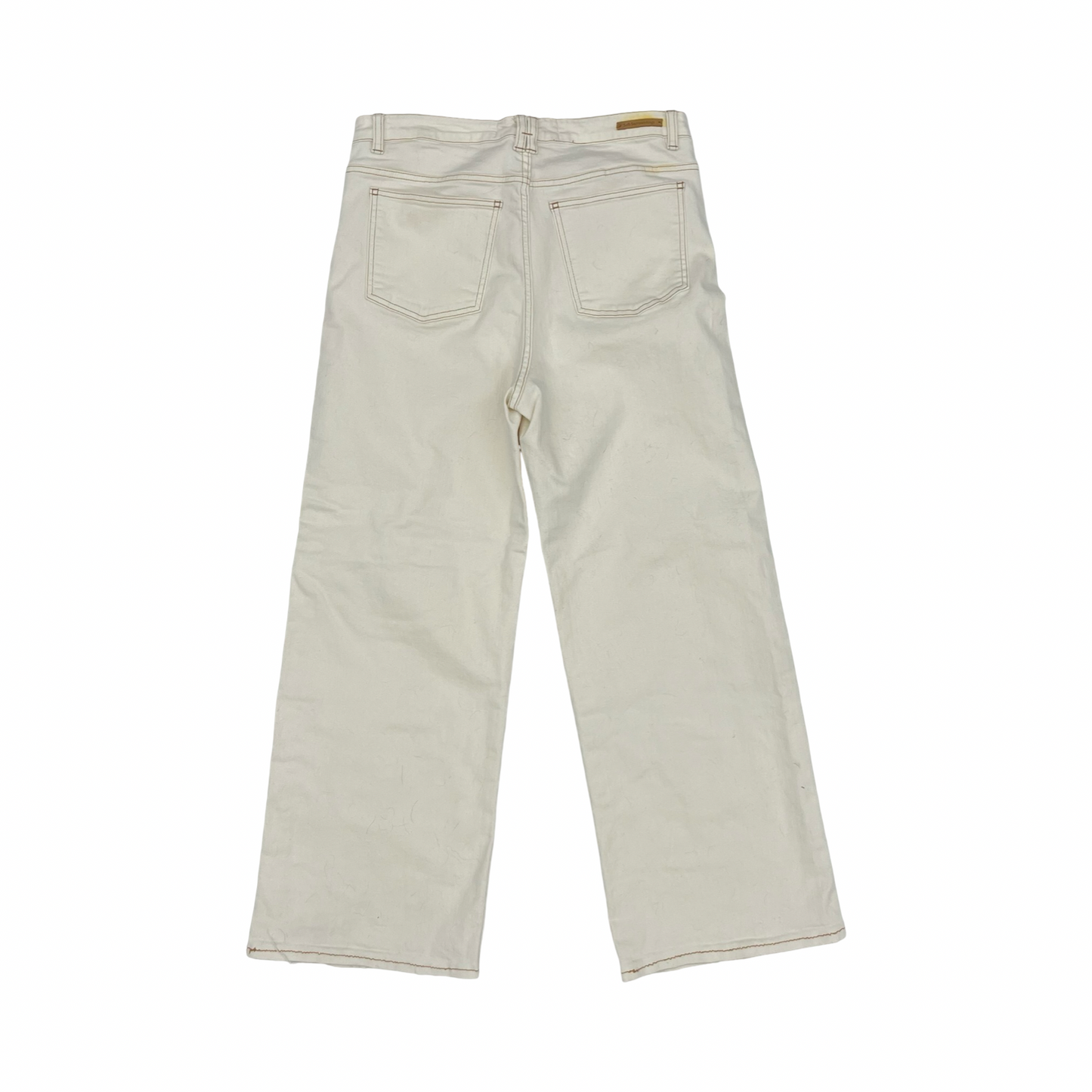 Jeans Wide Leg By Soft Surroundings In Cream, Size:12
