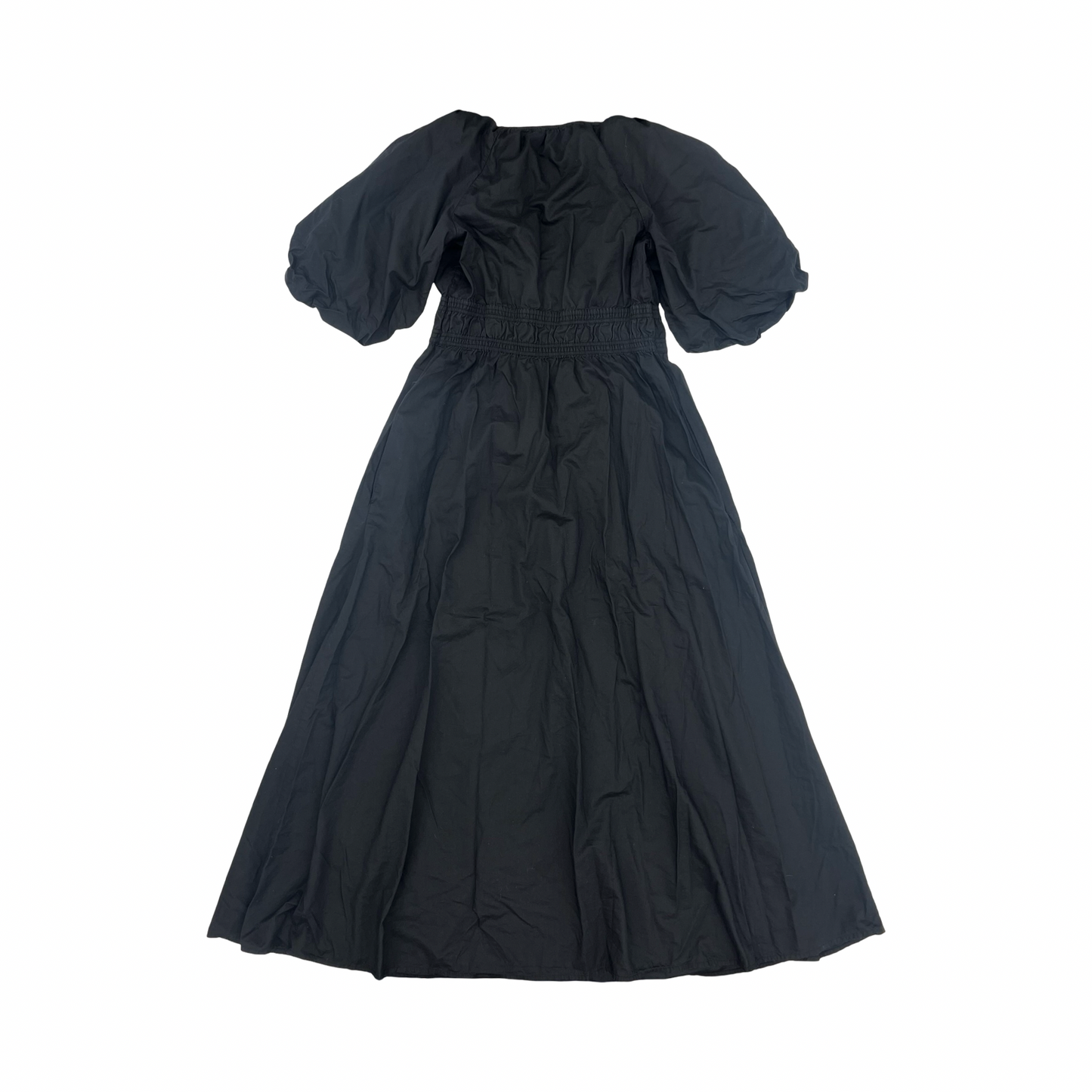 Dress Casual Midi By Loft In Black, Size:Xs