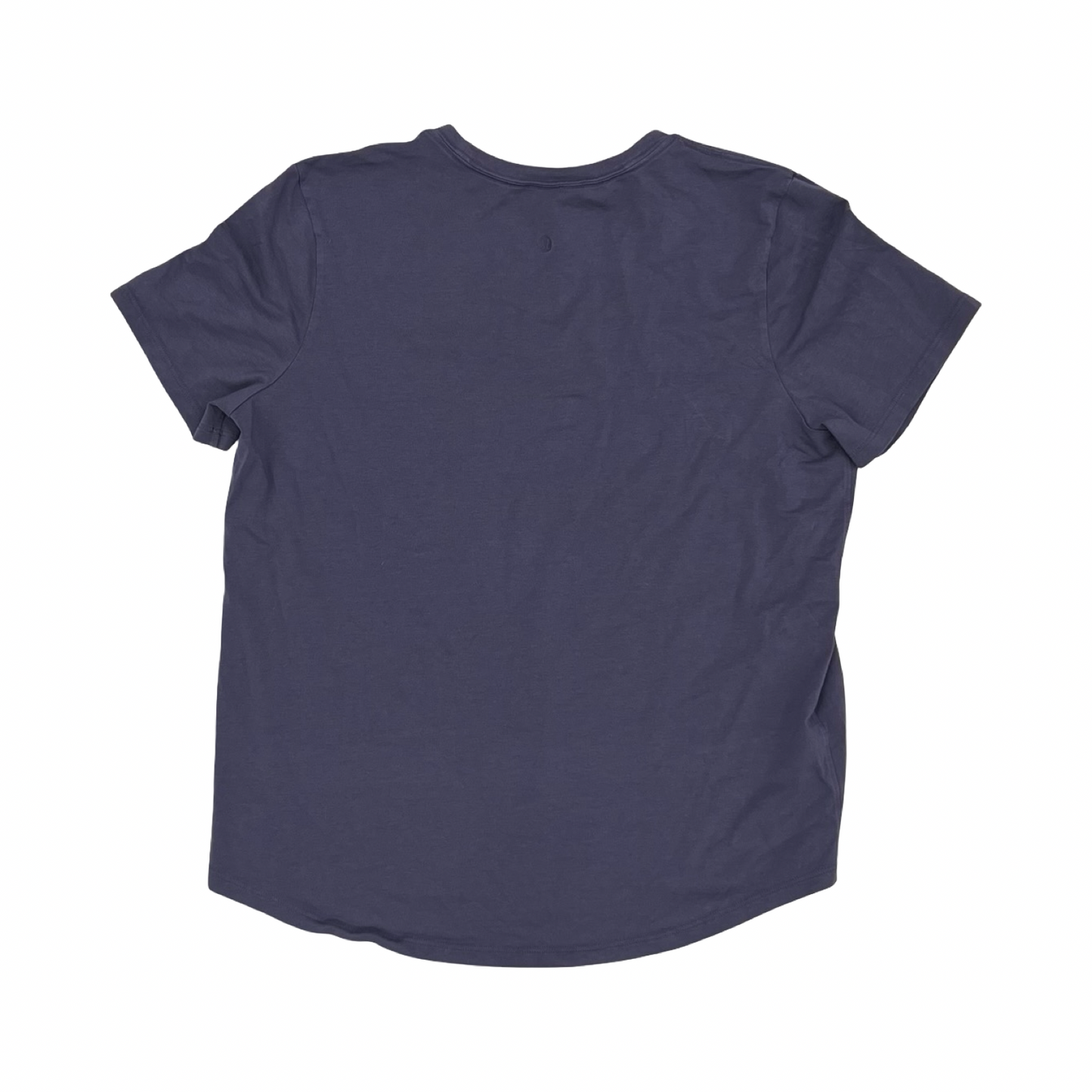 Athletic Top Ss By Lululemon In Purple, Size:M