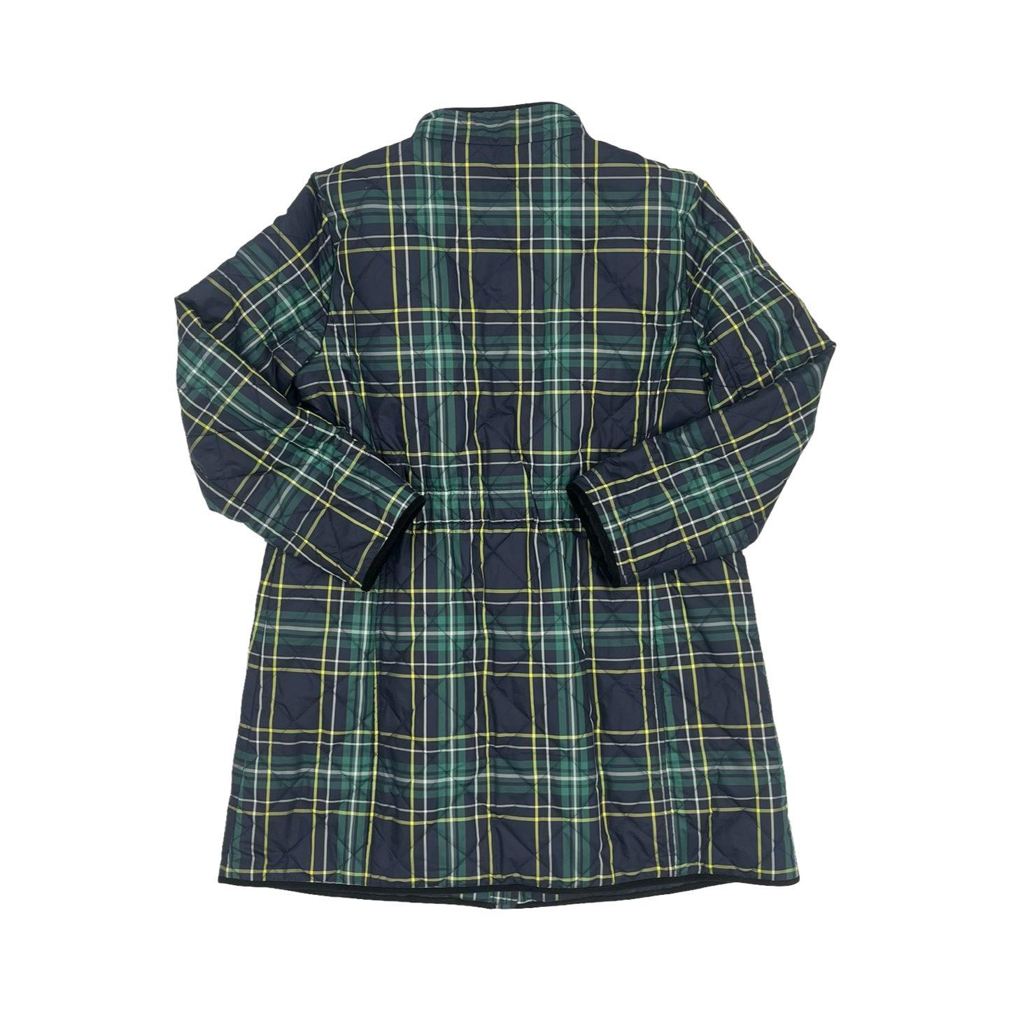 Jacket Puffer & Quilted By Talbots In Blue & Green, Size:22Womens