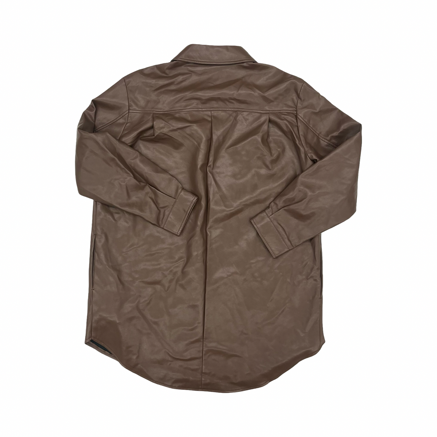 Jacket Shirt By Bagatelle In Brown, Size:L