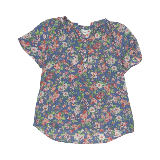 Blouse Ss By Cme In Floral Print, Size:L