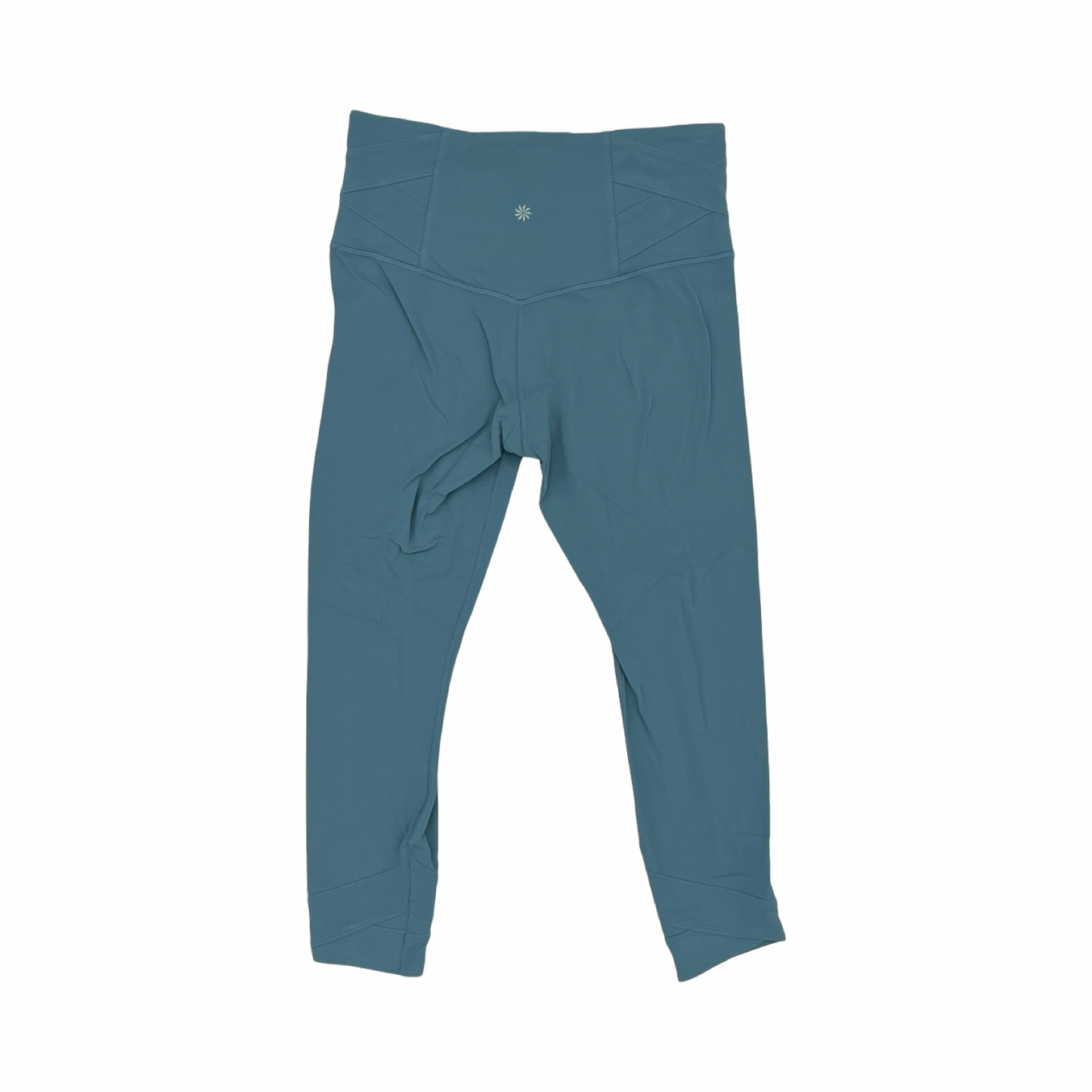 Athletic Leggings Capris By Athleta In Teal, Size:Mp