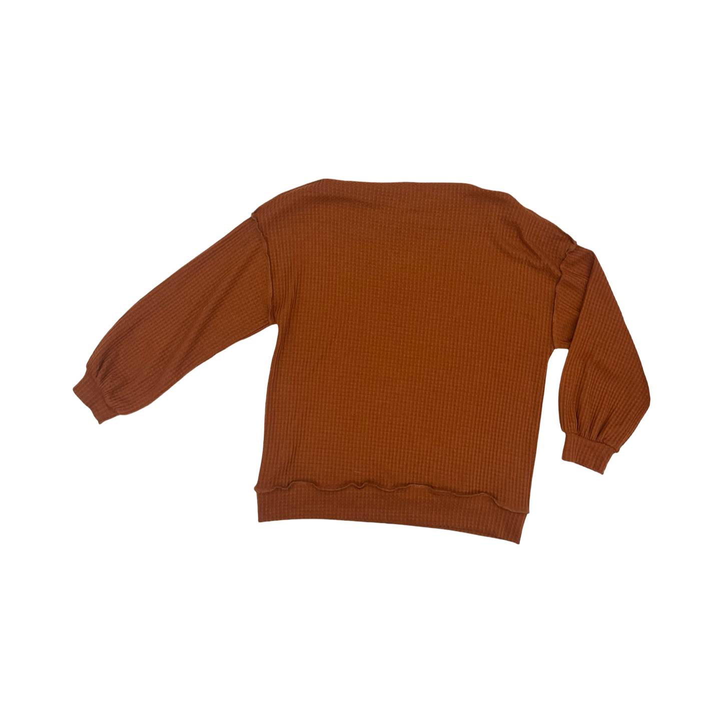 Top Ls Basic By Bibi In Brown, Size:S