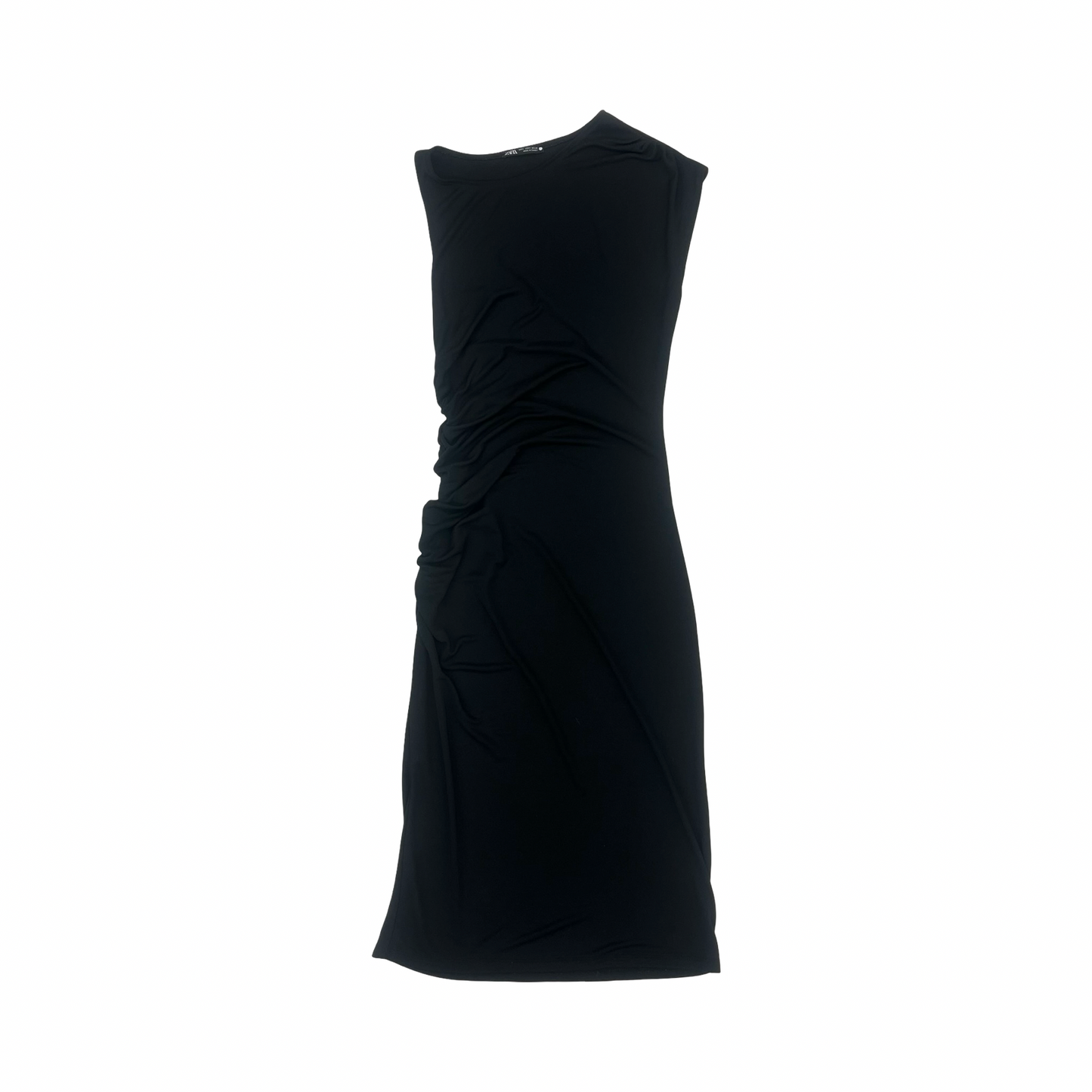 Dress Party Midi By Zara In Black, Size:S