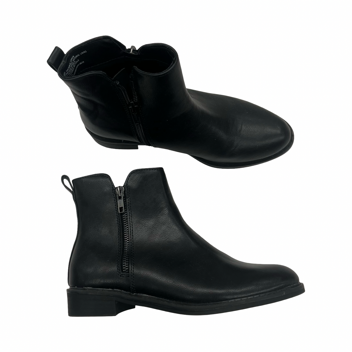 Boots Ankle Flats By Universal Thread In Black, Size:6