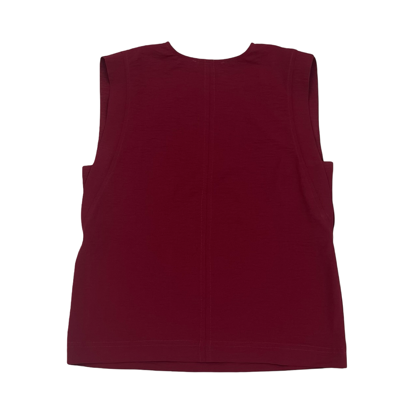 Blouse Sleeveless By Evereve In Maroon, Size:Xs