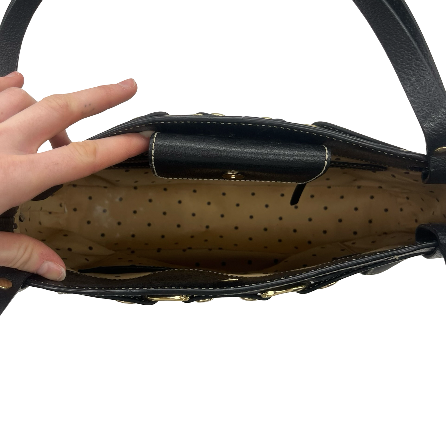 Handbag Designer By Kate Spade In Black, Size:Medium