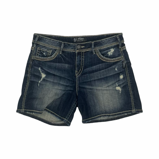 Shorts By Silver In Blue Denim, Size:12