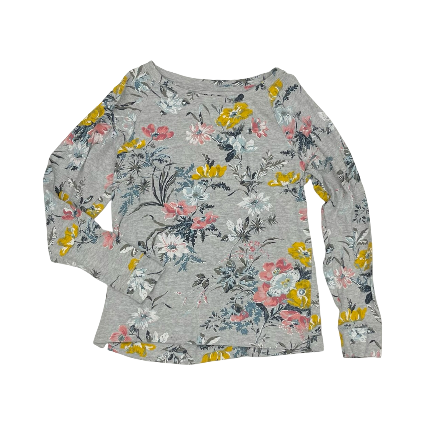 Top Ls By Loft In Grey, Size:S