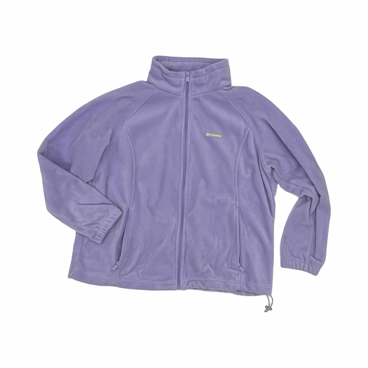 Jacket Fleece By Columbia In Purple, Size:2X