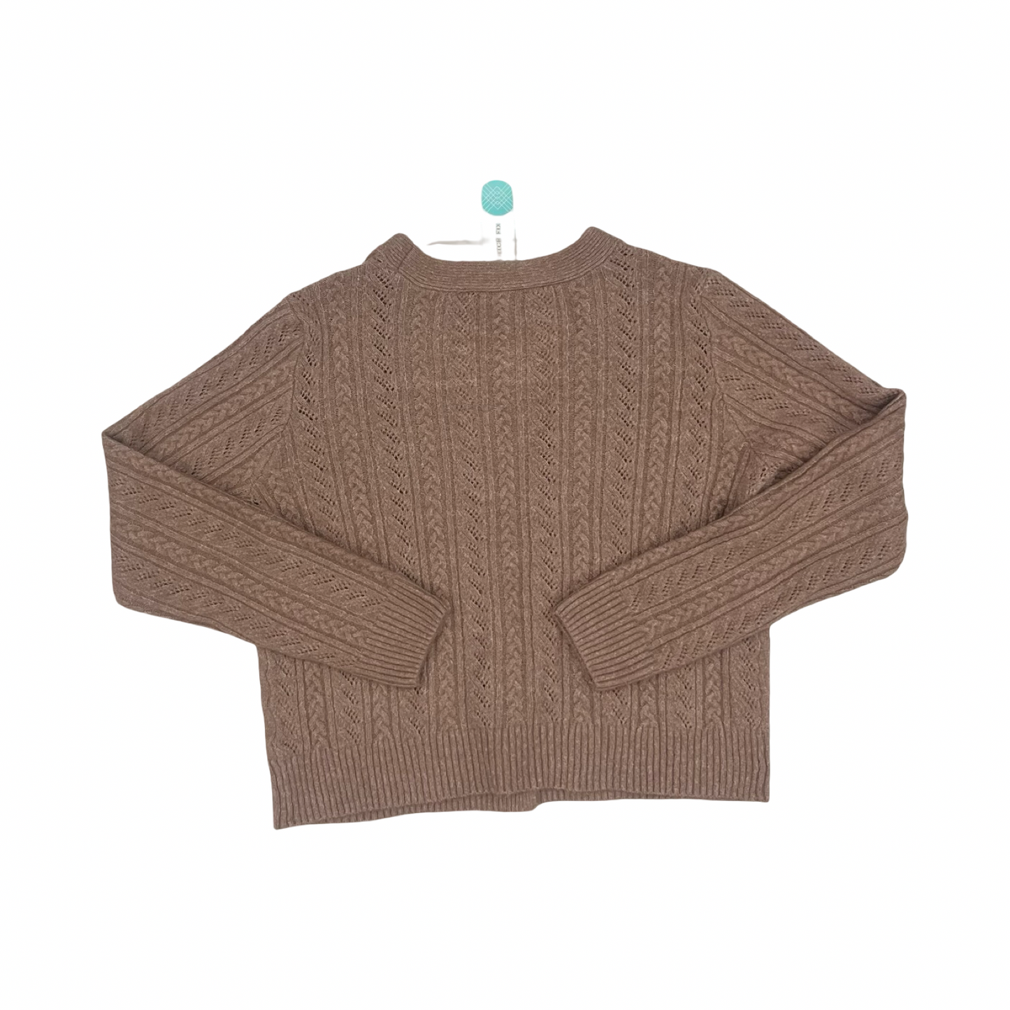 Sweater Cardigan By Love Ellie In Mauve, Size:L