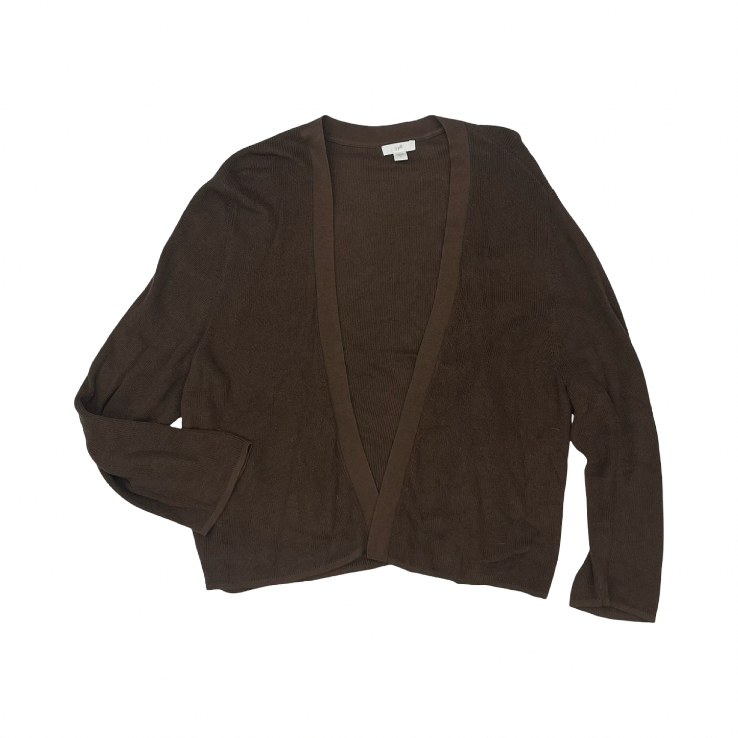 Cardigan By J. Jill In Brown, Size:L