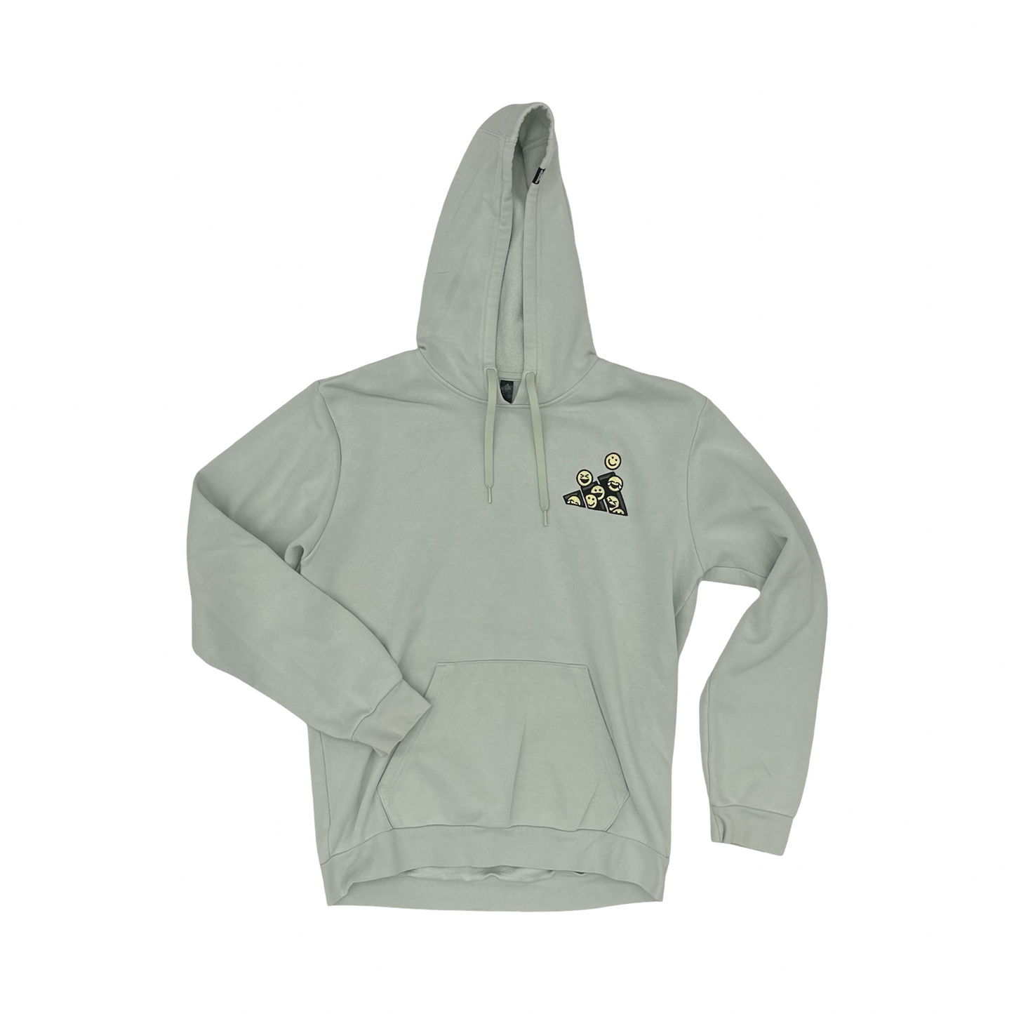 Athletic Sweatshirt Hoodie By Adidas In Blue, Size:M
