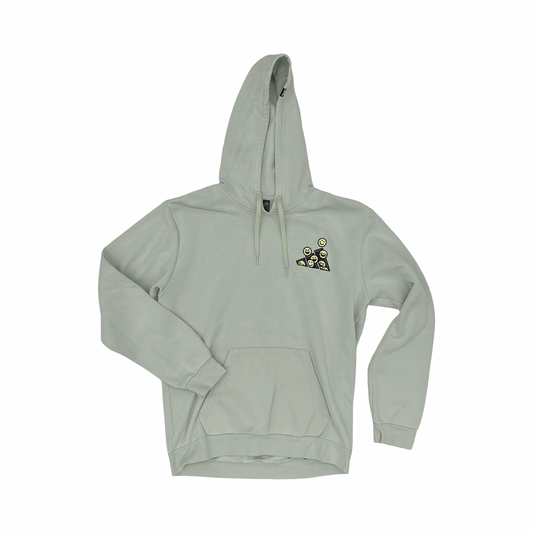 Athletic Sweatshirt Hoodie By Adidas In Blue, Size:M