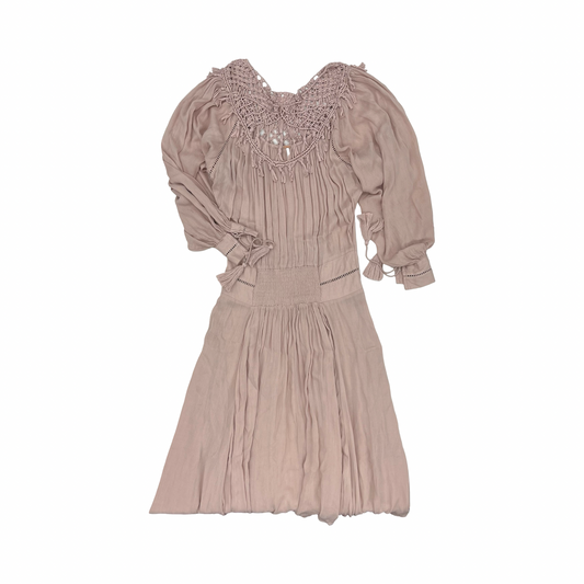 Dress Casual Maxi By Free People In Pink, Size:S