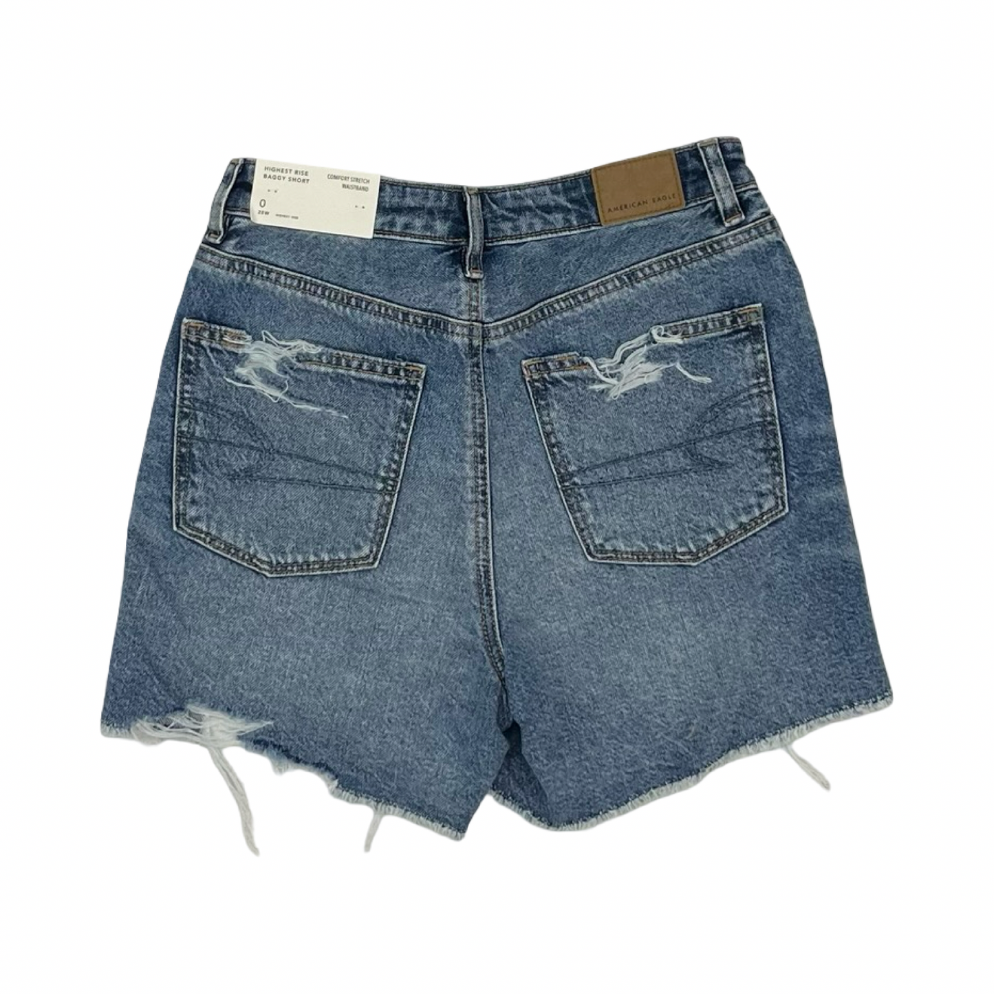Shorts By American Eagle In Blue Denim, Size:0
