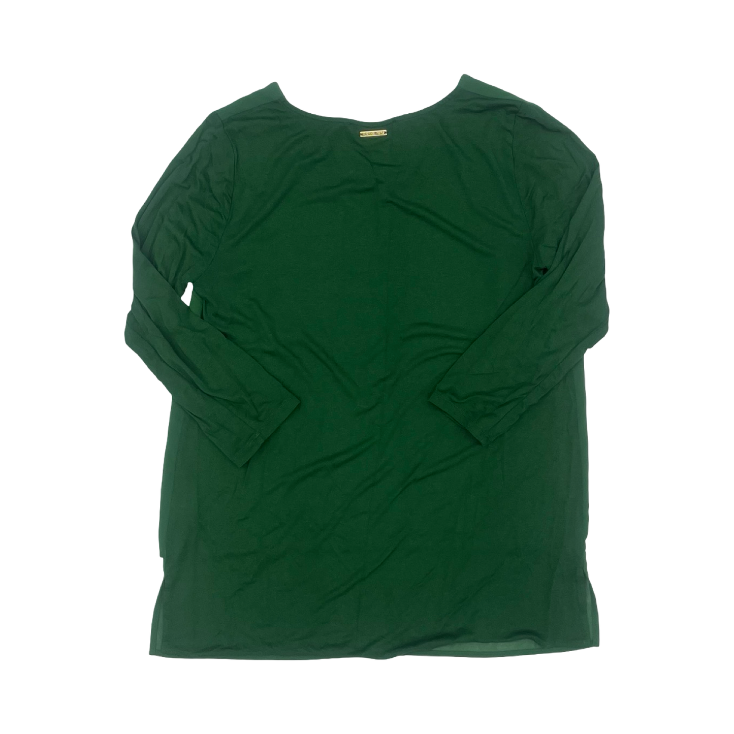 Blouse Designer By Michael Kors In Green, Size:M