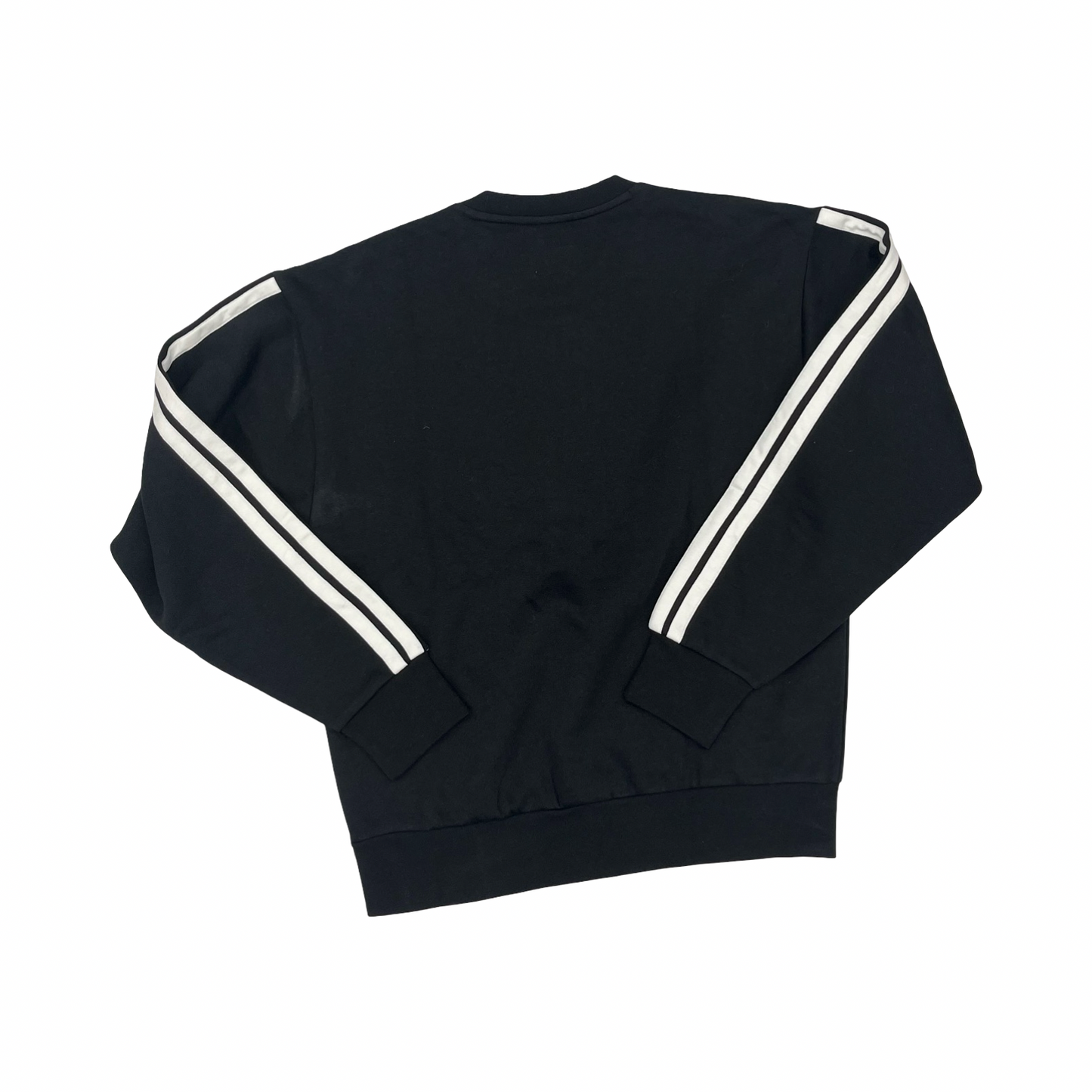 Athletic Sweatshirt Crewneck By Adidas In Black, Size:M
