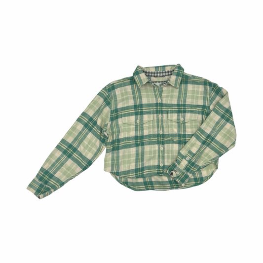 Top Ls By American Eagle In Green, Size:S