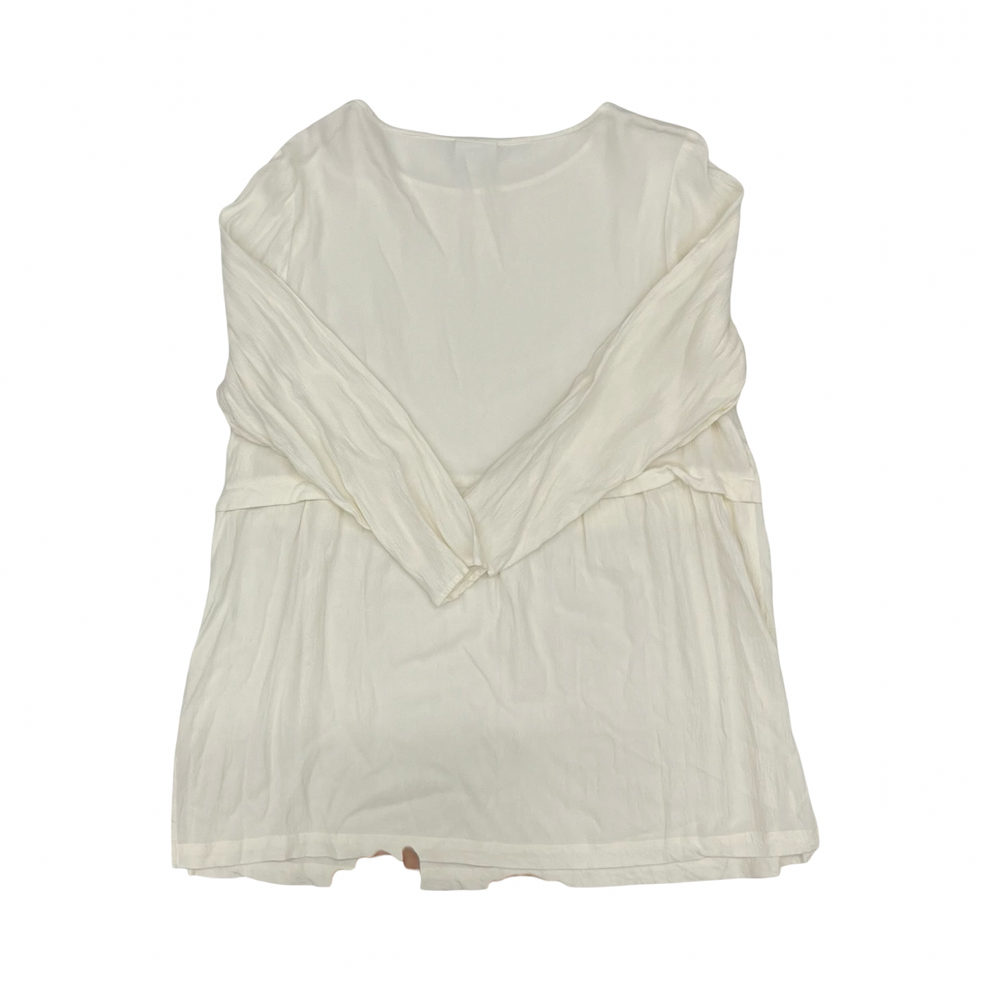 Tunic Ls By J. Jill In Ivory, Size:2X