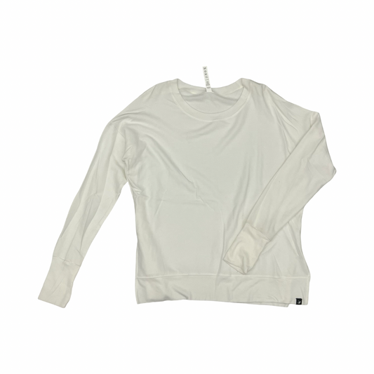 Sweatshirt Crewneck By Glyder In White, Size:M