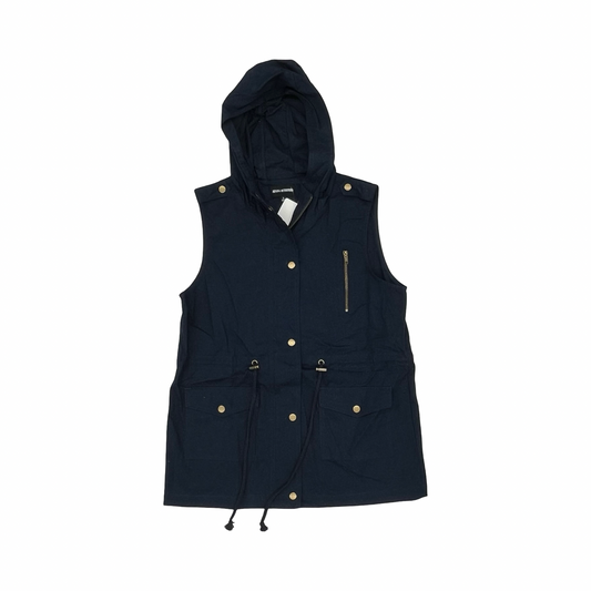 Vest Other By Zenana In Navy, Size:L