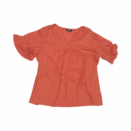 Top Ss By Bloomchic In Orange, Size:1X
