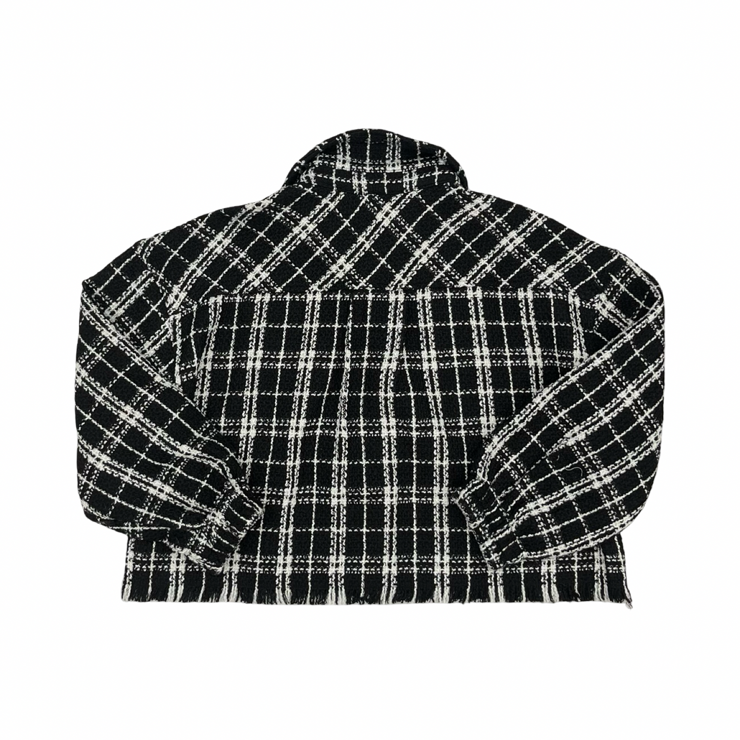 Jacket Shirt By Promesa In Black & White, Size:S