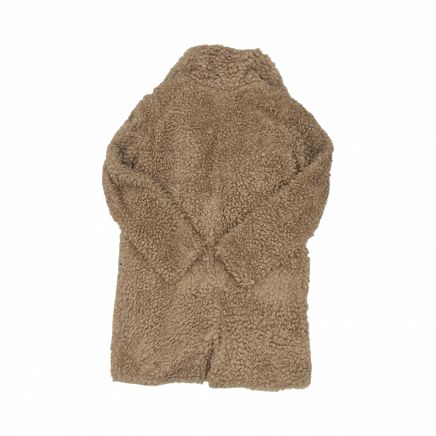 Coat Faux Fur & Sherpa By Mystree In Tan, Size:S