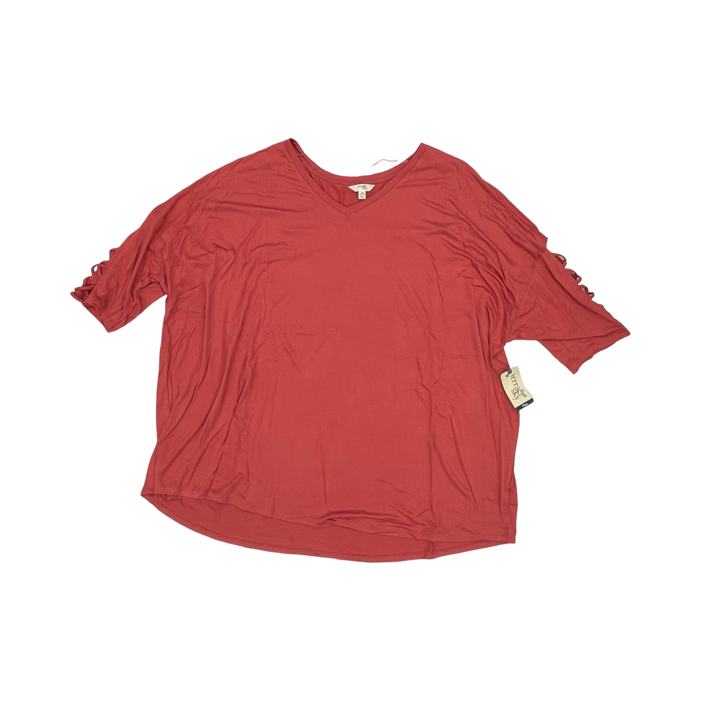 Top Ss By Terra & Sky In Orange, Size:3X