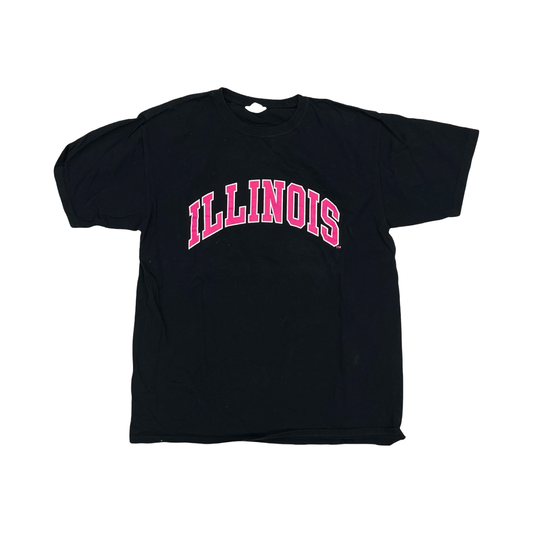 Athletic Top Ss By Anvil In Black, Size:L