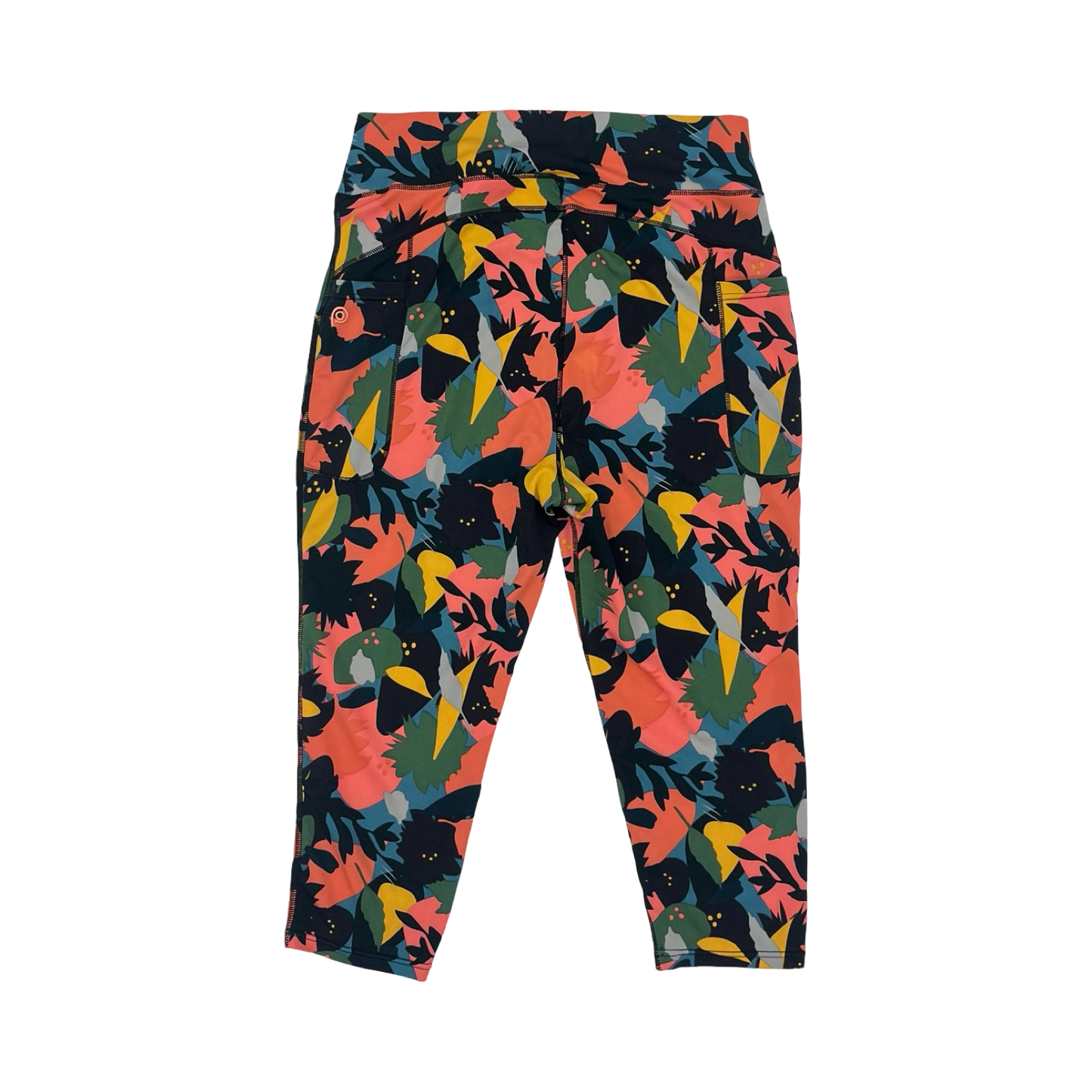 Athletic Leggings Capris By Clothes Mentor In Floral Print, Size:2X