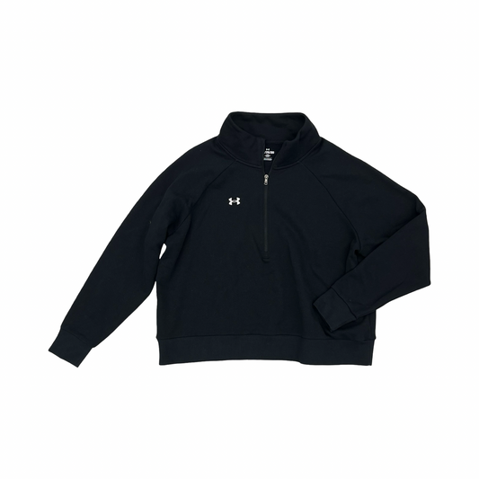 Athletic Sweatshirt Collar By Under Armour In Black, Size:2X