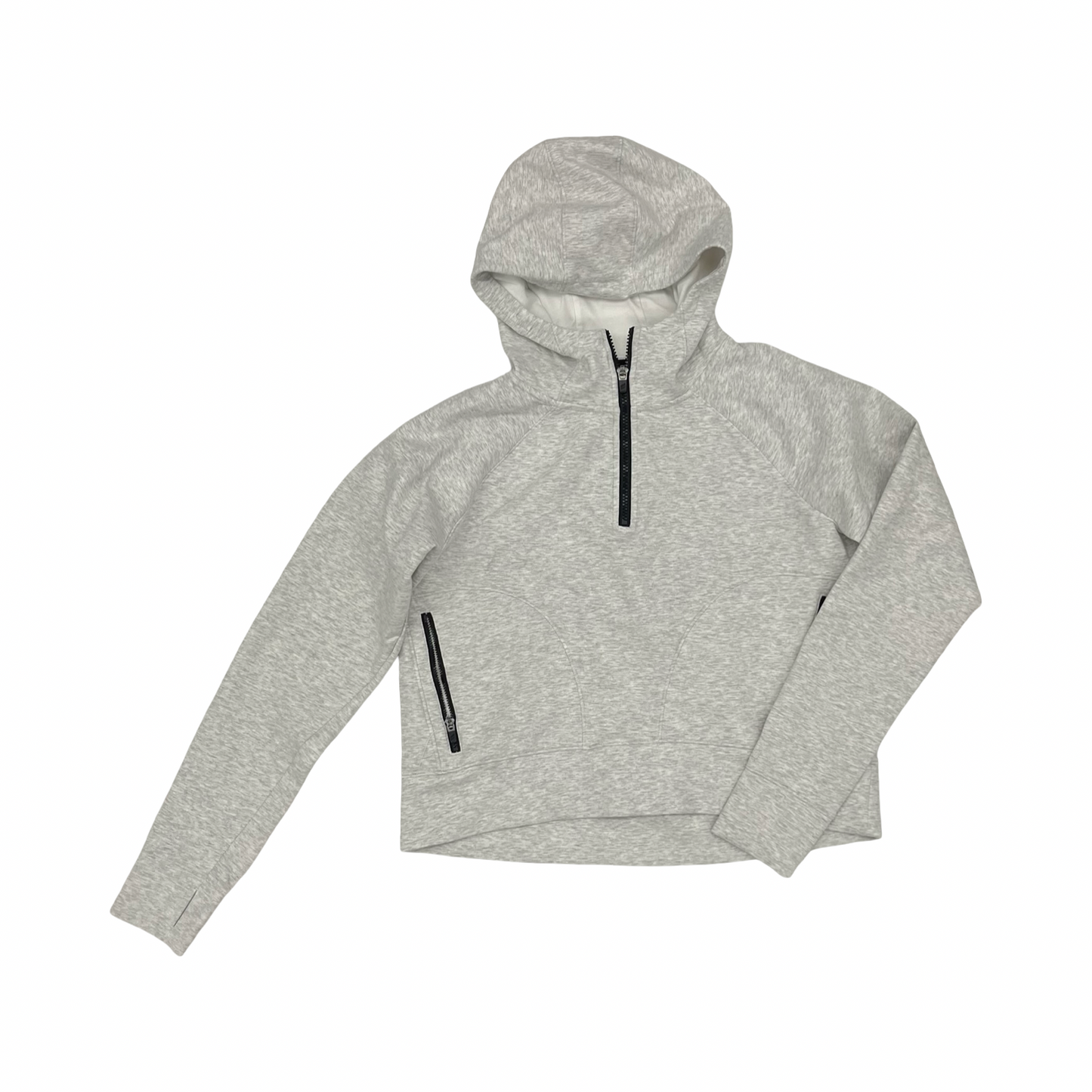 Athletic Sweatshirt Hoodie By Dsg Outerwear In Grey, Size:S
