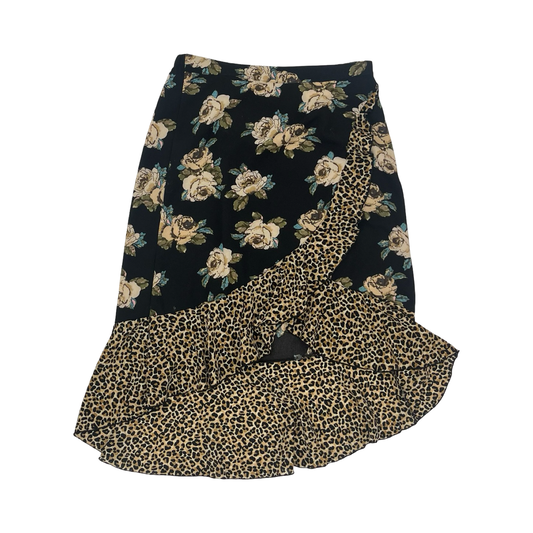 Skirt Midi By Originality In Floral Print, Size:S